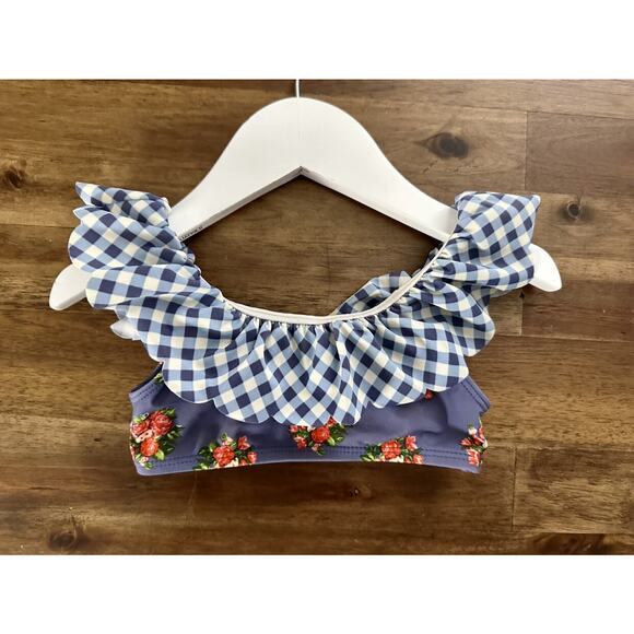 Matilda Jane Blue Dot Fish In The Water Swim Top & The Shallows Swim Bottoms 2 - Picture 3 of 10